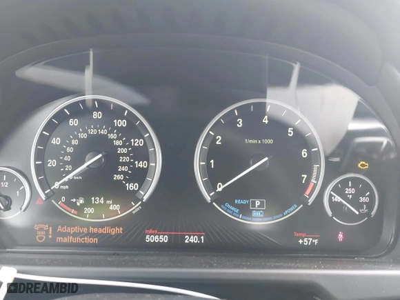 2018 BMW X5 xDrive40e iPerformance with VIN 5UXKT0C54J0V99573, listed as a IAAI auction lot 41490567 with 50,650 mi miles. Bid and sale history available at carsss.com. Image 7.