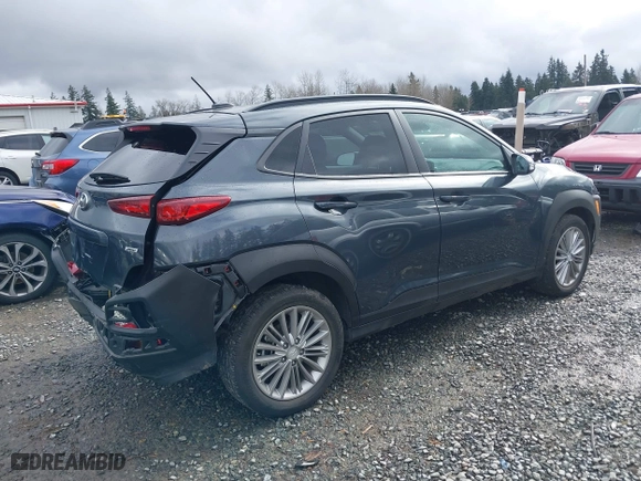 2019 Hyundai Kona SEL with VIN KM8K2CAA8KU360619, listed as a IAAI auction lot 41692944 with 27,515 mi miles. Bid and sale history available at carsss.com. Image 4.