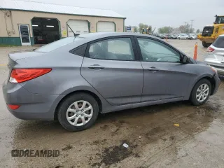 2014 Hyundai Accent GLS with VIN KMHCT4AE2EU649753, listed as a Copart auction lot 55332565 with 100,215 mi miles and Clean Title. Bid and sale history available at carsss.com. Image 3.