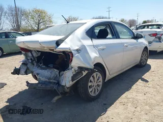 2018 Hyundai Accent SE with VIN 3KPC24A37JE026210, listed as a IAAI auction lot 41753981 with 136,056 mi miles. Bid and sale history available at carsss.com. Image 4.