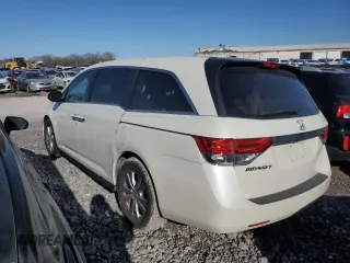 2016 Honda Odyssey EX-L with VIN 5FNRL5H61GB061423, listed as a Copart auction lot 49189835 with 158,040 mi miles and Salvage Title. Bid and sale history available at carsss.com. Image 2.