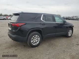 2023 Chevrolet Traverse LS with VIN 1GNERFKW2PJ269158, listed as a Copart auction lot 50383185 with 23,590 mi miles and Salvage Title. Bid and sale history available at carsss.com. Image 3.