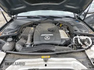 2017 Mercedes-Benz C 300 with VIN WDDWJ4JB3HF444647, listed as a Copart auction lot 47061125 with 48,172 mi miles and Salvage Title. Bid and sale history available at carsss.com. Image 11.