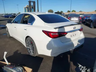2019 Infiniti Q50 RED SPORT 400 with VIN JN1FV7APXKM761052, listed as a IAAI auction lot 41290479 with 81,930 mi miles. Bid and sale history available at carsss.com. Image 15.