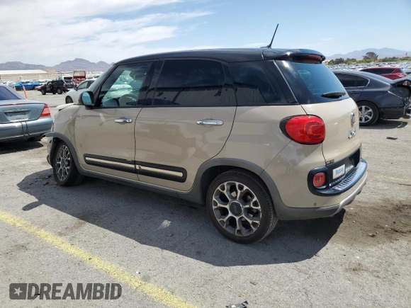 2015 FIAT 500L Urbana Trekking z VIN ZFBCFADH8FZ033661, wystawiony jako Copart lot #53711595 z przebiegiem 124 792 mil mil oraz Szkoda całkowita • Salvage title. Historia ofert i sprzedaży dostępna na DreamBid. Obrazek 2.