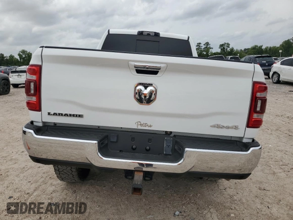 2022 Ram 2500 Laramie with VIN 3C6UR5FJ3NG219405, listed as a Copart auction lot 54243655 with 9,213 mi miles and Salvage Title. Bid and sale history available at carsss.com. Image 6.