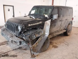 2020 Jeep Wrangler Unlimited Sport Altitude with VIN 1C4HJXDG4LW120627, listed as a IAAI auction lot 41728593 with 63,565 mi miles. Bid and sale history available at carsss.com. Image 2.