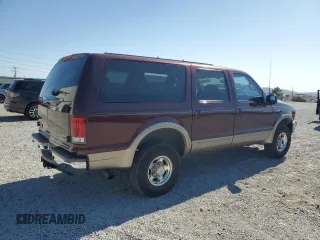 2001 Ford Excursion Limited z VIN 1FMSU43F31EC79481, wystawiony jako Copart lot #55257015 z przebiegiem 188 077 mil mil oraz Szkoda całkowita • Salvage title. Historia ofert i sprzedaży dostępna na DreamBid. Obrazek 3.