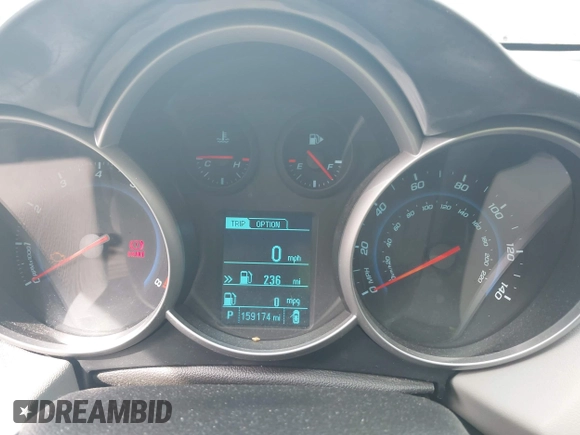 2014 Chevrolet Cruze LS with VIN 1G1PA5SH3E7178262, listed as a IAAI auction lot 42001205 with 159,174 mi miles and . Bid and sale history available at DreamBid. Image 16.