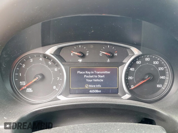 2020 GMC Terrain SLT with VIN 3GKALPEX5LL235290, listed as a Copart auction lot 60328725 with 46,508 mi miles and Salvage title. Bid and sale history available at DreamBid. Image 9.