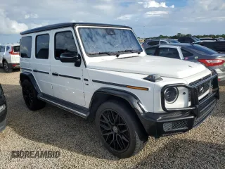 2021 Mercedes-Benz G 550 with VIN W1NYC6BJ4MX389217, listed as a Copart auction lot 74500344 with 55,551 mi miles and Salvage Title. Bid and sale history available at DreamBid. Image 4.