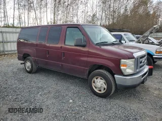 2008 Ford Econoline Passenger XL with VIN 1FBNE31L98DA53208, listed as a Copart auction lot 76157574 with 143,568 mi miles and Clean Title. Bid and sale history available at DreamBid. Image 4.