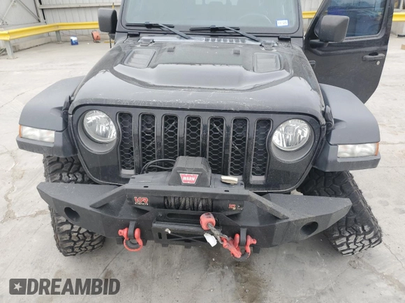 2020 Jeep Gladiator Rubicon with VIN 1C6JJTBG1LL147385, listed as a Copart auction lot 46136215 with 33,814 mi miles and Clean Title. Bid and sale history available at DreamBid. Image 13.