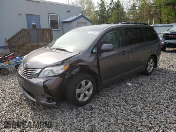 2016 Toyota Sienna LE AAS с VIN 5TDKK3DCXGS748822, выставлен на аукционе Copart как лот 56615505 с пробегом 128 191 миль миль и Списание • Salvage title. История ставок и продаж доступна на DreamBid. Изображение 1.