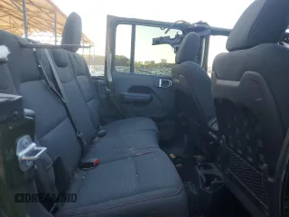 2021 Jeep Wrangler Unlimited Rubicon с VIN 1C4HJXFN6MW652765, выставлен на аукционе Copart как лот 81967164 с пробегом 52 380 миль миль и Списание • Salvage title. История ставок и продаж доступна на DreamBid. Изображение 11.