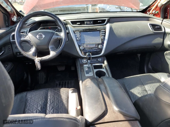 2020 Nissan Murano Platinum with VIN 5N1AZ2DS0LN154423, listed as a Copart auction lot 47745955 with 51,379 mi miles and Salvage Title. Bid and sale history available at carsss.com. Image 8.