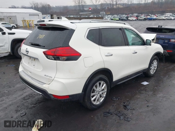 2017 Nissan Rogue SV with VIN 5N1AT2MVXHC881406, listed as a IAAI auction lot 41685473 with 69,206 mi miles and . Bid and sale history available at carsss.com. Image 4.