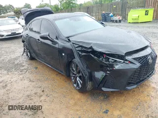 2025 Lexus IS 350 F Sport z VIN JTHGZ1E27S5038205, wystawiony jako IAAI lot #42296351 z przebiegiem 3 771 mil mil oraz . Historia ofert i sprzedaży dostępna na DreamBid. Obrazek 1.