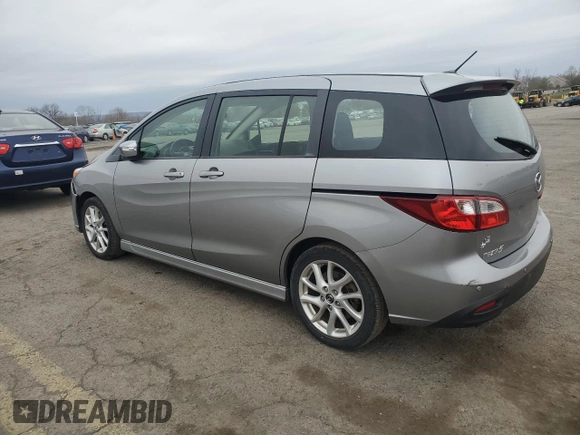 2013 Mazda 5 Touring with VIN JM1CW2CL0D0161435, listed as a Copart auction lot 51712825 with 104,090 mi miles and Salvage Title. Bid and sale history available at carsss.com. Image 2.
