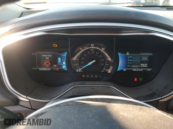 2015 Ford Fusion S Hybrid with VIN 3FA6P0UU5FR238945, listed as a Copart auction lot 87231954 with 165,569 mi miles and Non Repairable. Bid and sale history available at carsss.com. Image 9.