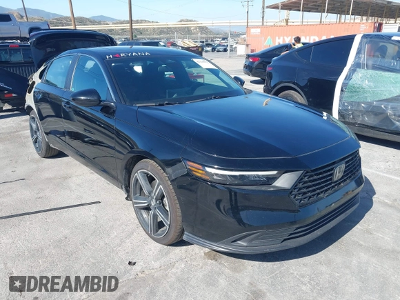 2023 Honda Accord Sport with VIN 1HGCY2F5XPA056005, listed as a IAAI auction lot 42228672 with 75,366 mi miles and . Bid and sale history available at DreamBid. Image 1.