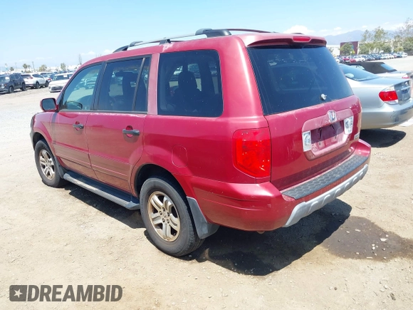2003 Honda Pilot EX with VIN 2HKYF18423H543534, listed as a IAAI auction lot 42153549 with 363,663 mi miles. Bid and sale history available at carsss.com. Image 3.