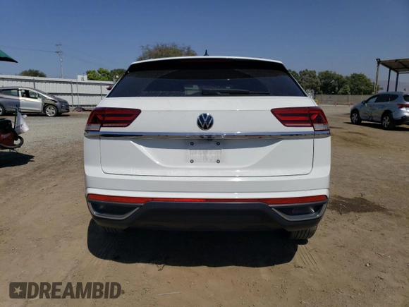 2021 Volkswagen Atlas S with VIN 1V2AC2CA5MC238103, listed as a Copart auction lot 71294704 with 35,543 mi miles and Salvage title. Bid and sale history available at DreamBid. Image 6.