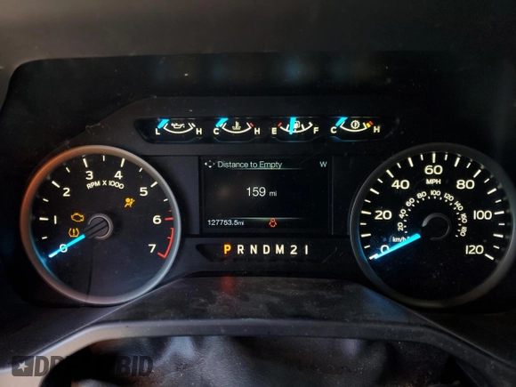 2015 Ford F-150 XLT with VIN 1FTFX1EG0FKF04224, listed as a Copart auction lot 42615695 with 127,753 mi miles and Clean Title. Bid and sale history available at carsss.com. Image 9.