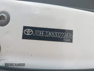2003 Toyota Camry LE with VIN JTDBE32K830222476, listed as a IAAI auction lot 42160720 with 161,570 mi miles and . Bid and sale history available at DreamBid. Image 9.