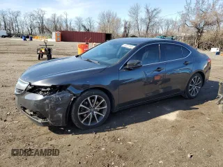 2016 Acura TLX Technology z VIN 19UUB2F55GA004903, wystawiony jako Copart lot #49221945 z przebiegiem 103 754 mil mil oraz Szkoda całkowita • Salvage title. Historia ofert i sprzedaży dostępna na DreamBid. Obrazek 1.