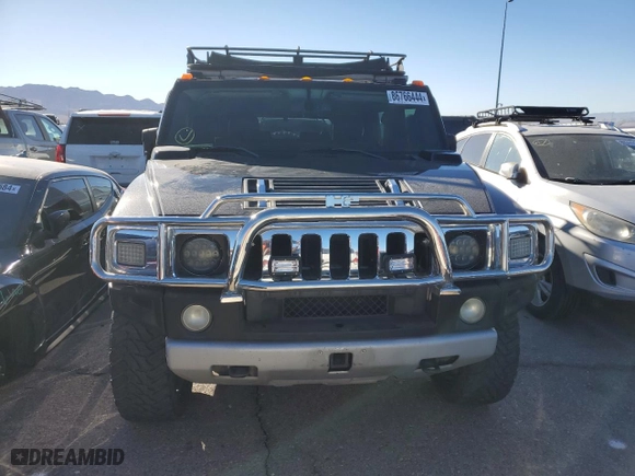 2008 Hummer H2 SUV with VIN 5GRGN238X8H106240, listed as a Copart auction lot 86766444 with 158,590 mi miles and Salvage Title. Bid and sale history available at carsss.com. Image 5.