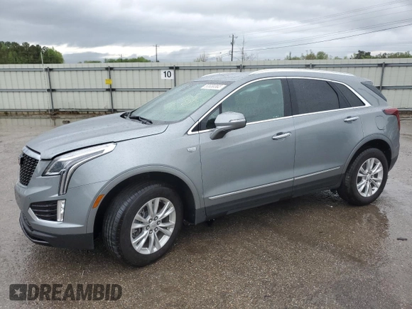 2023 Cadillac XT5 FWD Luxury z VIN 1GYKNAR47PZ144988, wystawiony jako Copart lot #50830365 z przebiegiem 17 687 mil mil oraz Szkoda całkowita • Salvage title. Historia ofert i sprzedaży dostępna na DreamBid. Obrazek 1.