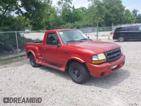 1999 Ford Ranger XL with VIN 1FTYR10C8XPA61560, listed as a IAAI auction lot 42683645 with 186,681 mi miles and . Bid and sale history available at DreamBid. Image 1.
