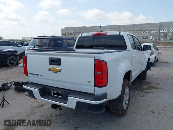 2020 Chevrolet Colorado 2WD LT with VIN 1GCGSCEN5L1160436, listed as a IAAI auction lot 42530141 with 83,751 mi miles and . Bid and sale history available at DreamBid. Image 4.