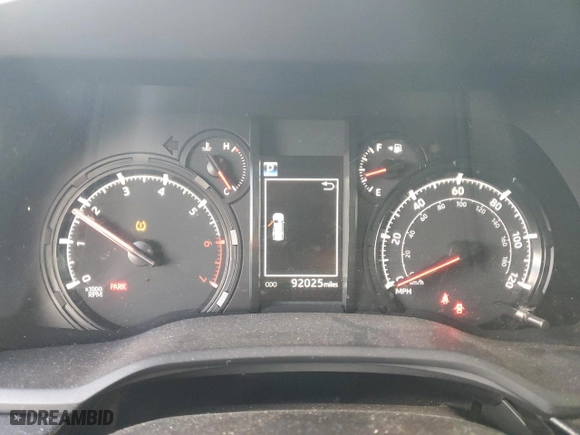 2020 Toyota 4Runner SR5 with VIN JTEBU5JR9L5778002, listed as a Copart auction lot 44457465 with 92,025 mi miles and Salvage Title. Bid and sale history available at carsss.com. Image 9.