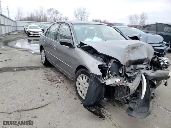 2004 Honda Civic LX with VIN 1HGES16514L017016, listed as a Copart auction lot 84426604 with 0 mi miles and Salvage Title. Bid and sale history available at carsss.com. Image 10.