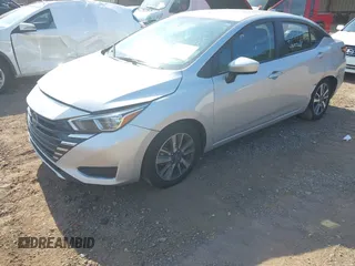 2023 Nissan Versa SV with VIN 3N1CN8EVXPL853622, listed as a IAAI auction lot 42863888 with 52,084 mi miles and . Bid and sale history available at DreamBid. Image 2.