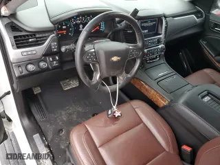 2020 Chevrolet Suburban Premier with VIN 1GNSKJKJ9LR123382, listed as a Copart auction lot 86950554 with 45,616 mi miles and Salvage Title. Bid and sale history available at carsss.com. Image 8.