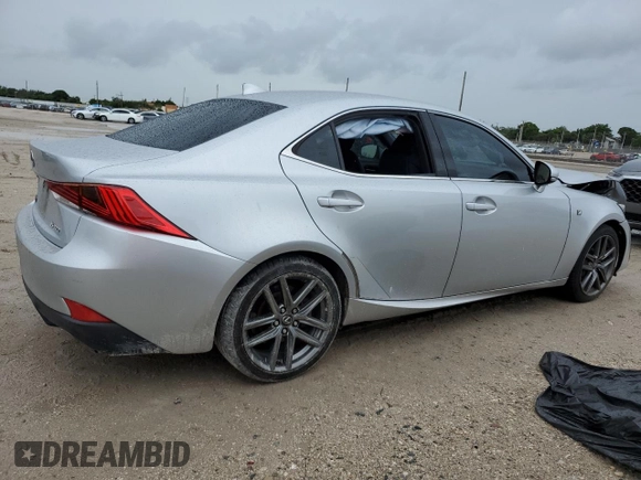 2018 Lexus IS 300 with VIN JTHBA1D27J5063607, listed as a Copart auction lot 63473825 with 124,193 mi miles and Salvage title. Bid and sale history available at DreamBid. Image 3.