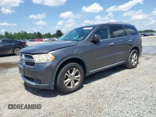 2013 Dodge Durango Crew with VIN 1C4SDJDT4DC696390, listed as a Copart auction lot 63608365 with 176,285 mi miles and Clean title. Bid and sale history available at DreamBid. Image 1.