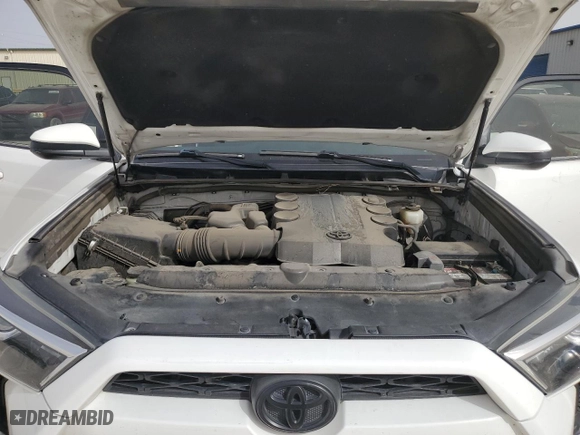 2017 Toyota 4Runner SR5 with VIN JTEZU5JR0H5153588, listed as a Copart auction lot 47586795 with 0 mi miles and Salvage Title. Bid and sale history available at carsss.com. Image 12.