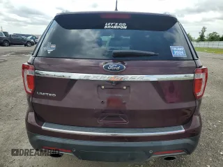 2018 Ford Explorer Limited with VIN 1FM5K7F85JGC69752, listed as a Copart auction lot 55360265 with 92,877 mi miles and Salvage title. Bid and sale history available at DreamBid. Image 6.
