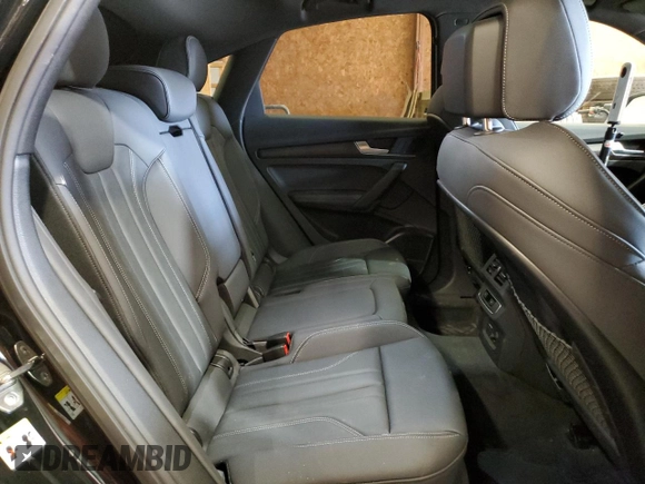 2022 Audi Q5 Sportback S line Premium Plus with VIN WA15ABFY4N2105772, listed as a Copart auction lot 54119335 with 38,217 mi miles and Salvage title. Bid and sale history available at DreamBid. Image 11.