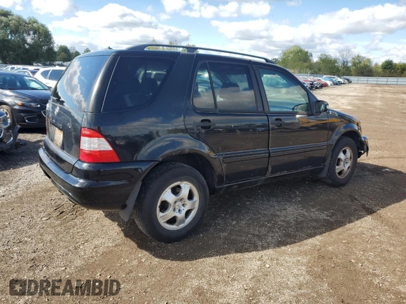 2003 Mercedes-Benz M-Class 3.2L with VIN 4JGAB54E03A378329, listed as a Copart auction lot 72962624 with 219,345 mi miles and Salvage Title. Bid and sale history available at carsss.com. Image 3.