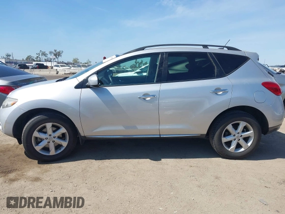 2009 Nissan Murano SL with VIN JN8AZ18U19W023082, listed as a IAAI auction lot 41847562 with 147,780 mi miles and . Bid and sale history available at DreamBid. Image 14.