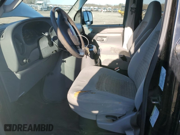 2005 Ford Econoline Cargo with VIN 1FTNE24L35HA02728, listed as a Copart auction lot 49546295 with 154,207 mi miles and Clean Title. Bid and sale history available at carsss.com. Image 7.