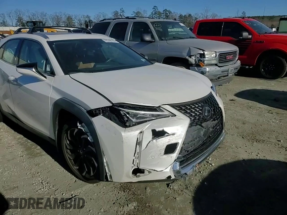 2020 Lexus UX 200 with VIN JTHP3JBH3L2025111, listed as a Copart auction lot 89348125 with 58,406 mi miles and Salvage title. Bid and sale history available at DreamBid. Image 10.