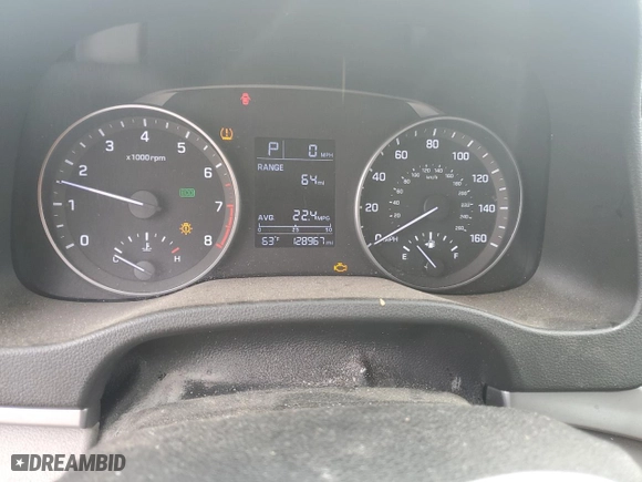 2017 Hyundai Elantra SE with VIN 5NPD74LF7HH079959, listed as a Copart auction lot 45161265 with 128,967 mi miles and Salvage Title. Bid and sale history available at carsss.com. Image 9.