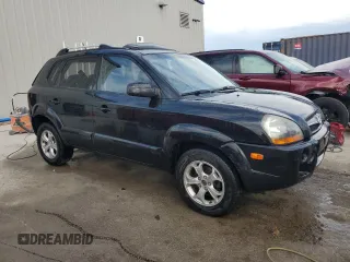 2009 Hyundai Tucson SE with VIN KM8JN72D69U974579, listed as a Copart auction lot 76964564 with 98,569 mi miles and Non Repairable. Bid and sale history available at carsss.com. Image 4.