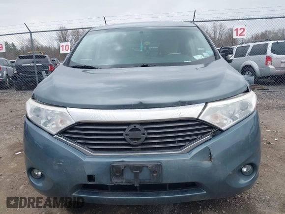 2012 Nissan Quest SL z VIN JN8AE2KP5C9047234, wystawiony jako IAAI lot #41876337 z przebiegiem 156 595 mil mil oraz . Historia ofert i sprzedaży dostępna na DreamBid. Obrazek 6.